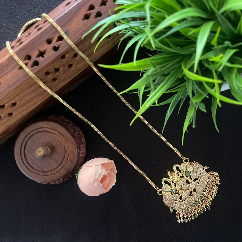 GAJALAKSHIMI PENDENT(30 inch chain)